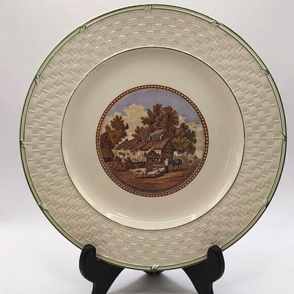 F & R Pratt & Co Plate Depicting Anne Hathaway's Home (Shakespeare's Wife) - Picture 1 of 4